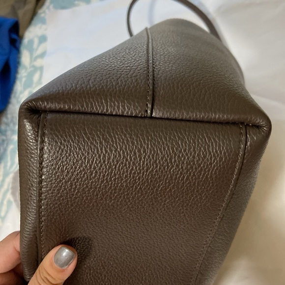 Jimmy Choo Nine2Five E/W Leather Tote + Pouch - Picture 15 of 15